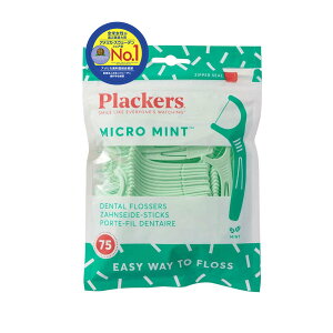 vbJ[YEf^tX 75{ × 2Zbg - Plackers Dental Floss 75PC × 2SET