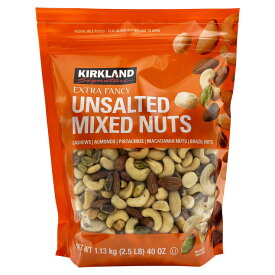 カークランドシグネチャー 無塩 ミックス・ナッツ 1.13kg - Kirkland Signature Unsalted Mixed Nuts 1.13kg