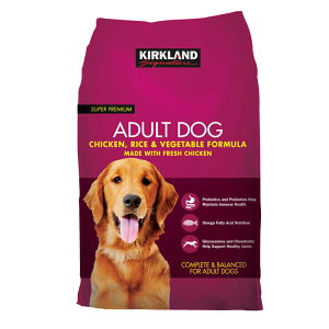 �J�[�N�����h�V�O�l�`���[ �����p 12kg - Kirkland Signature Dog Food Adult 12kg Chicken. Rice. Vegetable