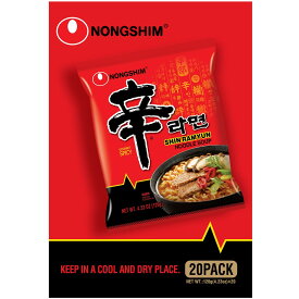 農心 辛ラーメン 20袋入 - NONGSHIM Shin Rahmen Noodles 20 pack