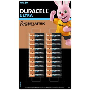 �f�����Z���@�E���g���P3�d�r�@20�{ - DURACELL Ultra AA Battery 20Pack