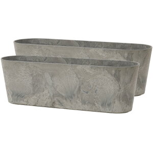 A[gXg[ EhRei v^[ 55cm 2Zbg - ARTSTONE ROUND CONTAINER PLANTER 55cm 2PK