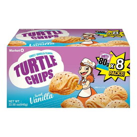 タートルチップス スウィートバニラ 80g x 8袋 - Turtle Chips Sweet Vanilla 80g x 8