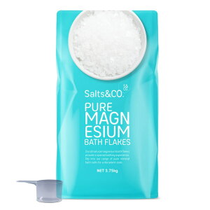 Salts & Co. }OlVEoXt[N 3.75kg - Salts & Co. Pure Magnesium Bath Flakes 3.75kg