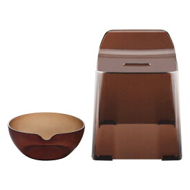 ヒューバス バスチェアークリア セット　バスチェアー 高さ25cm / ウォッシュボールセット - Hubath Bath Stool H 25cm / Wash Bowl set Clear