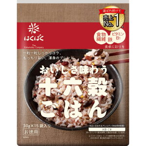 ͂΂ 키\Z͂ 30g X 15 X 6pbN - 16 Grains Rice Millet 30 g x 15 sachets x 6 bags