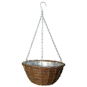 ^nMOoXPbg M 5 - RATTAN HANGING BASKET M 5PK
