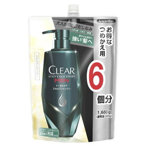 �N���A �t�H�[���� �V�����v�[ �l�ւ� 1680g - CLEAR FOR MEN SHAMPOO REFILL 1680g