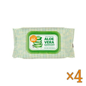 lC`[pubN }ChCX`[ AGNWOV[g 80 ×4Zbg - Nature Republic Mild & Moisture Aloe Makeup Removing Wipes 80 sheets ×4set
