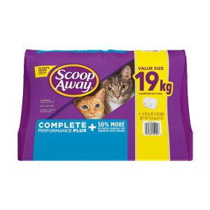 Scoop Away �L�� �����^�C�v �R���v���[�g�p�t�H�[�}���X�{ 19kg(4.76kg×4) - Scoop Away Complete Performance Plus, Cat Litter, 19kg(4.76kg×4)