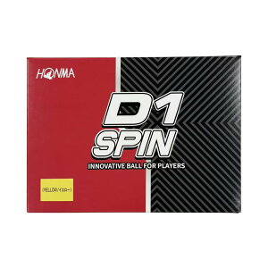 �{�ԃS���t D1�X�s�� �S���t�{�[�� 2�s�[�X�\�� 24���� - HONMA D1SPIN GOLFBALL 24P