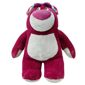 �f�B�Y�j�[ �傫�ȃ��b�c�H �ʂ������ 䕂̍���t�� 80cm - Disney Huge Lotso Plush with Strawberry Scent