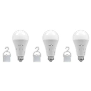 NEWGALE �h�Џ[�d��LED�d�� �d���F�ؑւ��� 3�p�b�N CP-BL03-9WELN - RECHARGEABLE BULB