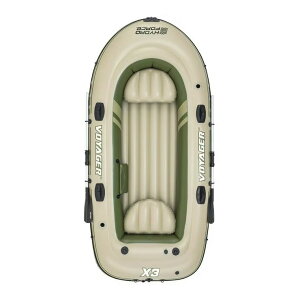 �x�X�g�E�F�C �{�C�W���[ X3 �C���t���[�^�u�� �{�[�g �Z�b�g 3�l��� 65164 - BESTWAY VOYAGER X3 INFLATABLE RAFT SET 3P 65164