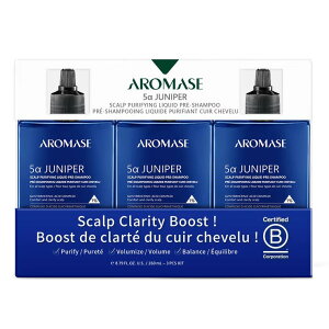 �y1��100���|�C���g�o�b�N�I ���v�G���g���[�z�A���}�X �W���j�p�[ AROMASE �W���j�p�[ �v���V�����v�[�q�����򗿁r260ml x 3 - AROMASE JUNIPER SCALP PURIFYING LIQUID PRE-SHAMPOO 260ml x 3