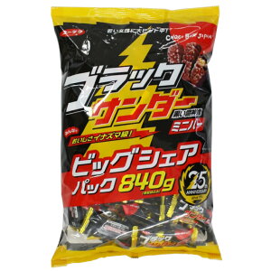 �L�y���� �u���b�N�T���_�[ �r�b�O�V�F�A�p�b�N 900g×2�Z�b�g - YURAKU BLACK THUNDER MINI BAR 900g×2set