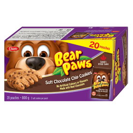 ベアポウズ ソフトチョコチップクッキー 800g　Bear Paws Soft Chocolate Chip Cookies 800g