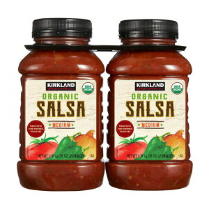 �J�[�N�����h�V�O�l�`���[ �I�[�K�j�b�N �T���T�\�[�X 1.08kg 2�{�p�b�N�@Kirkland Signature Organic Salsa Sauce 1.08kg x 2