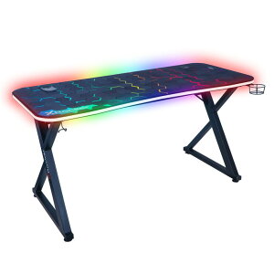 X Rocker パルサー MAX RGB LEDゲーミングデスク - X Rocker Pulsar MAX RGB LED Gaming Desk