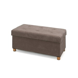 �A�C���X�I�[���} �r�t�����[�X�c�[�����C�h ASSTW-76 �u���E�� - IRIS OHYAMA Storage Stool with Legs Wide ASSTW-76 Brown