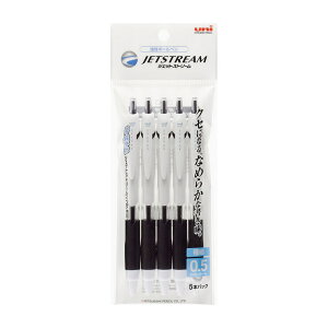 OHM JETSTREAM {[y 0.5mm 5{ x 10pbN  SXN150055P.24 - Mitsubishi JETSTREAM Ball Point Pen 5P x 10sets Black