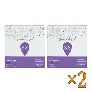 サマーズイブ フェミニンクレンジングワイプ 2個 ×2セット - SUMMER'S EVE FEMININE CLEANSING WIPES ×2et