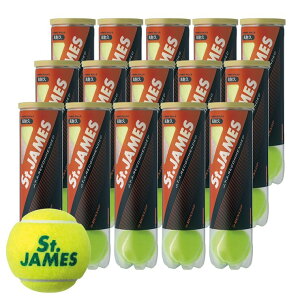 y1100|CgobNI vGg[z_bv ZgWF[X ejX{[ 15/60{[ - Dunlop St. James Tennis Balls 15 can/60 balls