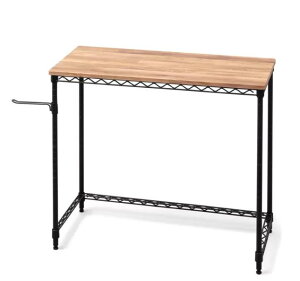 y1100|CgobNI vGg[zACXI[} J[^bN fXN W81 x D36 x H72 cm MM-D81361 - IRIS OHYAMA Color Metal Desk with Wood Board W81 x D36 x H72 cm MM-D81361