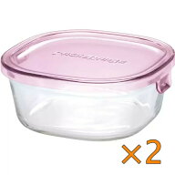 イワキ パック&レンジ 450ml 耐熱ガラス保存容器×2セット - iwaki Pack&Range 450ml Glass Storage×2SET