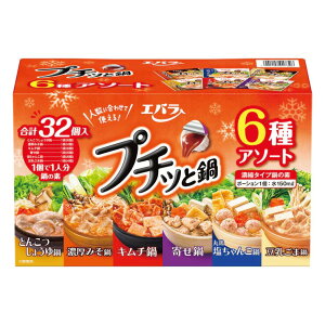 Go v`bƓ 6A\[g 32 - Ebara Nabetsuyu 6 Flavors Assort 32 pieces
