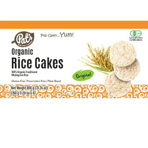 �p�b�c �I�[�K�j�b�N ���C�X�P�[�L 150g x 6�� - Pat's Organic Rice Cake 900g
