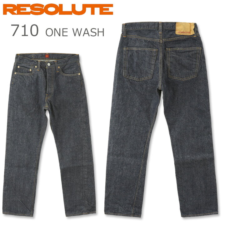 楽天市場】RESOLUTE (リゾルト) 710 ワンウォッシュ 66モデル ジーンズ  