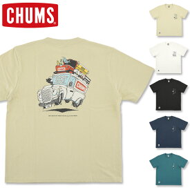 CHUMS (チャムス) ゴー アウトドア ポケット Tシャツ [CH01-2348](ポケT/ポケットTシャツ/プリント/半袖/半袖Tシャツ/メンズ/レディース/バックプリント/おしゃれ/かわいい)