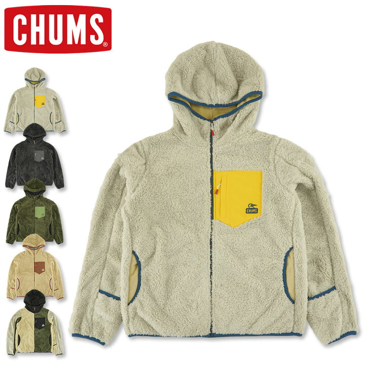 楽天市場】CHUMS (チャムス) ボンディング フリース ジップ パーカー  