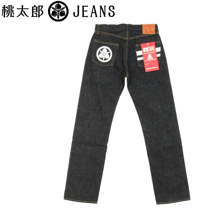 楽天市場】桃太郎ジーンズ (MOMOTARO JEANS) 出陣レーベル 桃太郎家紋 