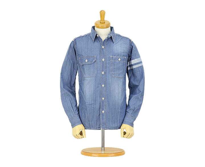 楽天市場】桃太郎ジーンズ シャツ (MOMOTARO JEANS) 出陣 5.5oz デニム 