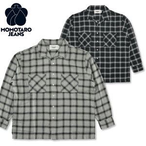 �����Y�W�[���Y (MOMOTARO JEANS) ���[���� �`�F�b�N �����V���c [MMLS6009](���� �`�F�b�N �V���c �����O�X���[�u L/S ������� ���{�� �����Y �A���J�W)