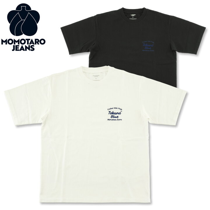 楽天市場】桃太郎ジーンズ (MOMOTARO JEANS) ジンバブエコットン 半袖T 