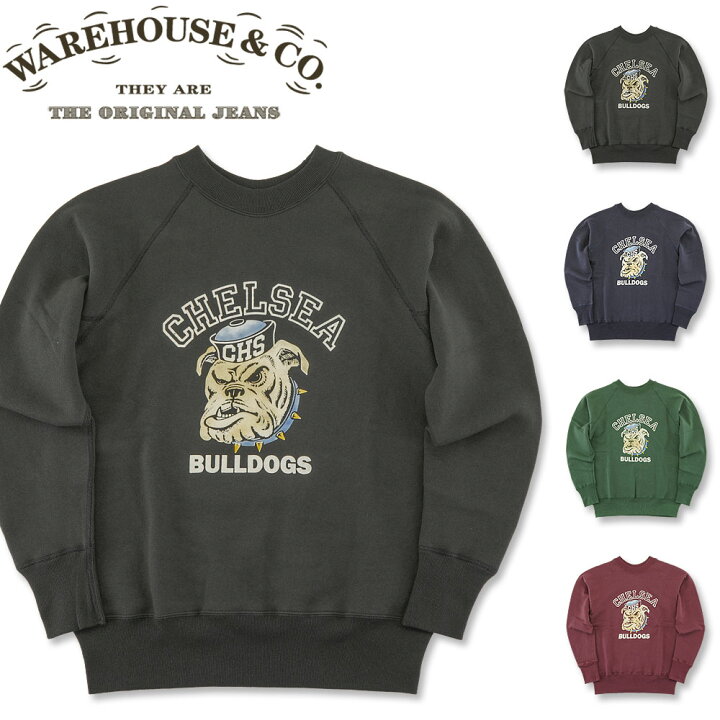 楽天市場】WAREHOUSE (ウエアハウス) クルーネック スウェット Lot 