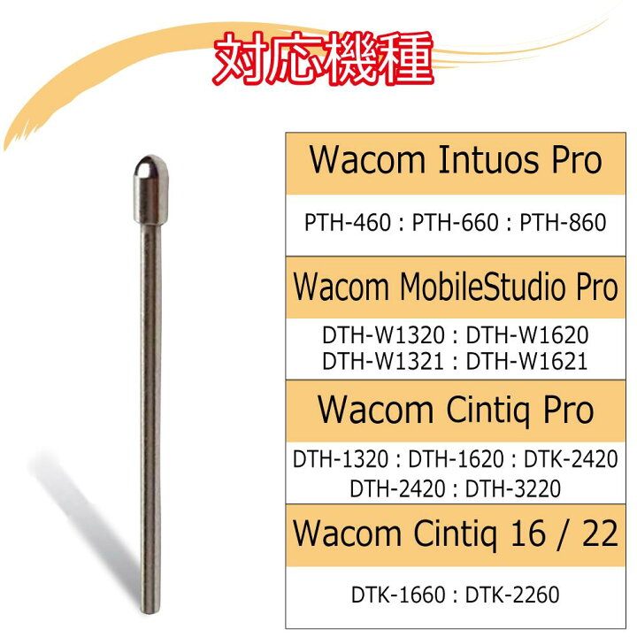 楽天市場】Wacom Pro Pen2 ステンレス替え芯 1本 芯抜き付き ワコム 