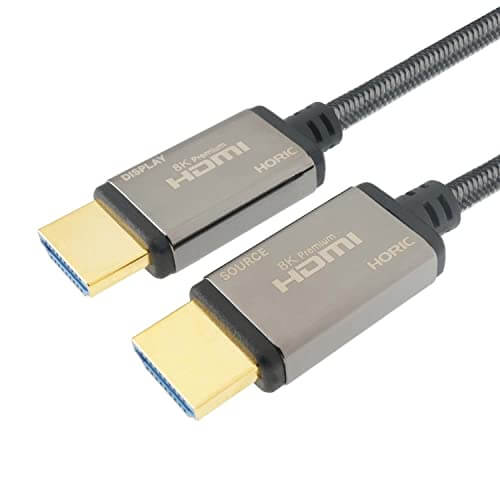 【超目玉枠】 海外限定 ホーリック 光ファイバー 8K Premium HDMIケーブル 30m 48Gbps 4K 120p 60p HDR メッシュタイプ グレー 灰色 HH300-620GY denzo-bar.com denzo-bar.com
