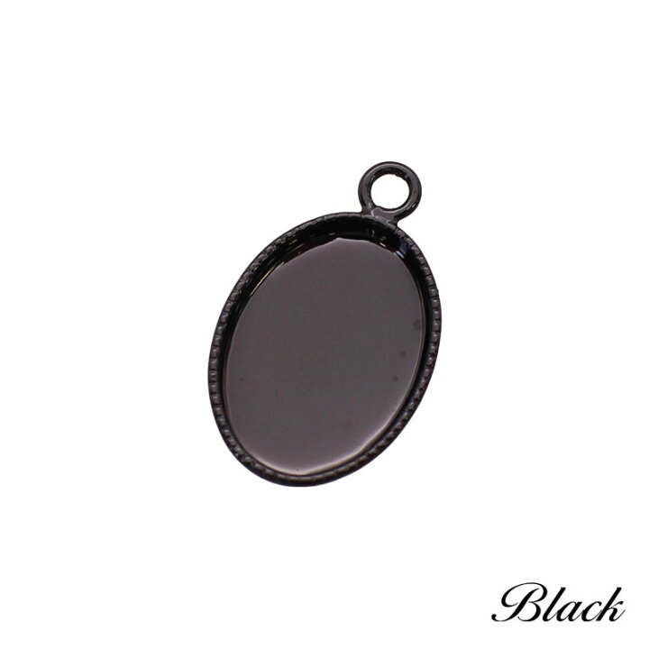 楽天市場】チャーム ペンダントトップ 楕円 カン付き 2個/20個 14mm 
