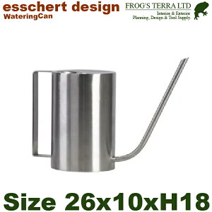 TG296 �E�H�[�^�����O�J�� �V�����_�[�iW26.7cm×L10.7cmxH18.8cm�j���傤�� SUS �G�b�V���[�f�U�C�� esschert deign
