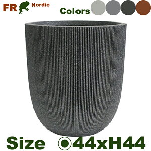 【法人宛限定商品】 ノルディックポット L PP花器(直径44cmxH44.5cm)(底穴なし) 鉢カバー ディスプレイ オフィス