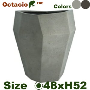 Octacio �I�N�^�W�I �~�h�� 47�i���a48cm×H52cm�j�i�ꌊ����j�i10���j�iFRP���j�i�ϊ� �ό� �y�ʁj