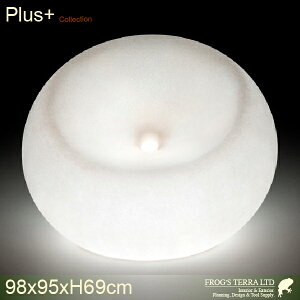 �y�����ʓr���ρz�u�[�� �A�[���`�F�A ���C�g�t EP-6474SWL�iW98cmxD95cm×H69cm�j�i�|���t�@�j�`���A/Plus+/����/���O�j�i �K�[�f���Ƌ�/�|���G�`���������j