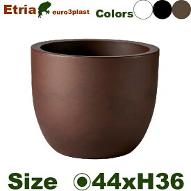 MB ユーロスリープラスト エトリア 44 ER-2319 (直径44cm×H36cm）（euro3plast/Etria）（PE樹脂）（プランター/鉢カバー/ポット）