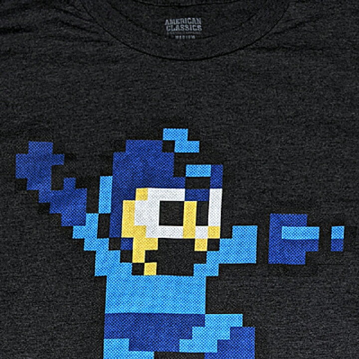 楽天市場】ロックマン ドットTシャツ(D・GREY) : FrogPort 楽天市場店