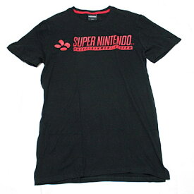 SUPER NINTENDO ロゴTシャツ(Black)