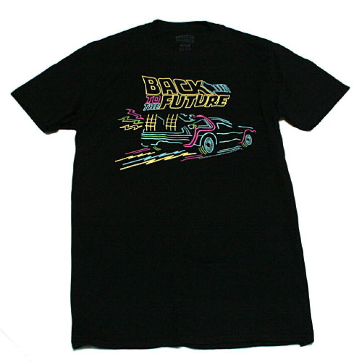 楽天市場】バック・トゥ・ザ・フューチャー デロリアン ネオン Tシャツ 